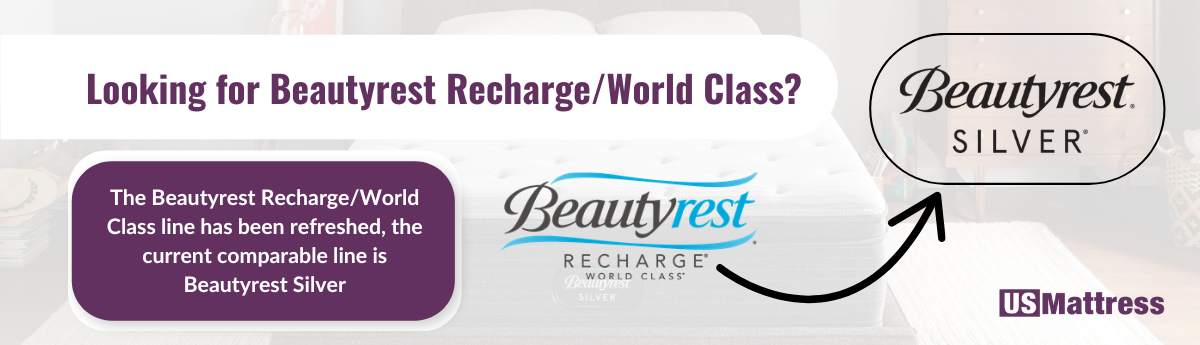 Beautyrest Recharge/World Class is now the Beautyrest Silver Collection!