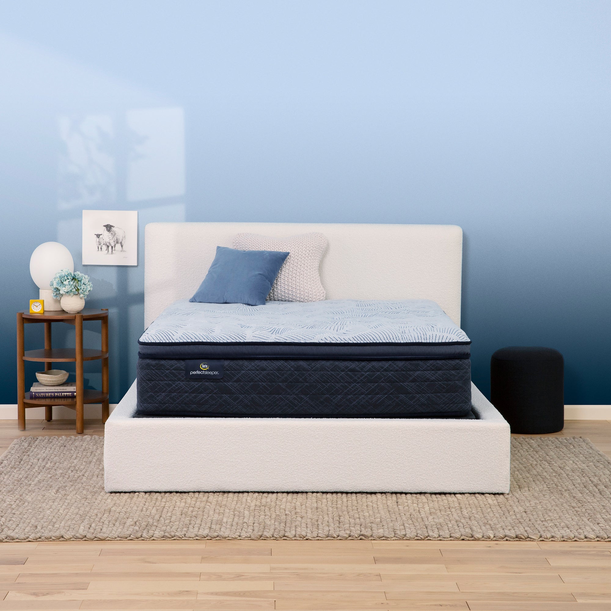 Serta blue fusion 1000 luxury firm pillow top top