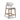 Locke - Modern Upholstered Counter Stool With Frame - Salt / Pepper