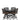 Round 41.97" Long Bar Height Dining Set With Cushions