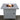 Propane Fire Pit Table - Antique White / Gray