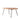 Oval Natural Reclaimed Wood Foldable Cocktail Table For Your Living Room - Natural