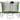 14Ft Trampoline With Basketball Hoop Inflator And Ladder (Inner Safety Enclosure) - Green