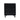 Mid Century Modern 3 Drawer Dresser - Black
