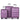 Expandable 3 Piece Luggage Sets Pc Lightweight & Durable Suitcase With Two Hooks, Spinner Wheels, Tsa Lock, (21/25/29) - Dark Purple