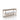 Glass Console Table With 3 Stools - Frosted