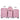 4 Piece Lightweight Suitcase, Makeup Box, Aircraft Wheels