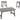 Table Set, Coffee, End, Side, Accent, Living Room Transitional (Set of 3)