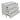 Anson - Console Cabinet - Silver / Champagne