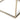 Kline - Accent Table - White / Gold