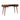 London - Arch Writing Desk - Dark Brown