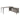 Zakawani - Writing Desk With A Cabinet - Gray Oak / Black