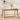 Contemporary Solid Wood Slat Top Patio Dining Table