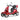 Electric Mobility Scooter With Big Size And High Power - Red