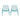 Outdoor Iron Chair With Mesh Design - Teal