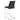 Modern Simple Bar Chair Leather Chrome Metal Pipe, Restaurant, Family Bar Chair (Set of 2) - Black