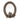 Corella - Oval Bird Mirror With Resin Frame Desk Mirror With Stand For Counter Bedroom Bathroom - Brown