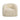 Colt - Fur Swivel Upholstered Barrel Accent Arm Chair - Cream Beige