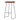 Industrial Chunky Bar Stool - Chestnut