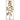 Metal Tree Wall Decor, Vertical Rectangular Flower Wall Accent - Gold