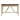 Modern Farmhouse A Frame Two Tone Desk - Brown