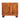 Carved Ball Cabinet - Chestnut
