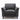 Stanton - Linen Chair With Tufted Arms - Dark Gray