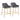 Daniella - Comfortable Contemporary Glam Fixed Height Counter Stool (Set of 2)