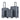 3 Piece Luggage Sets Lightweight Suitcase With Two Hooks, Spinner Wheels, Tsa Lock, Durable Hard Shell