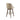Bar Stool With Swivel Seat Polyester And Wood - Sand / Reclaimed Gray