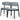 Korbin - Dining Chair (Set of 2) - Gray / Light Gray