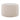 Large Round Pouf - Knitted Beige