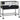 Pawhut - Two-Story Small Animal Cage Removable From Stand, Guinea Pig Cage, Hedgehog Cage, Chinchilla Cage, Ferret, With Shelf & Wheels, Pet Habitat - Black