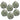 Christmas Ball Ornaments, Decorative Hanging Ball Christmas Tree Ornaments, For Holiday Decorations (Set of 6) - Green