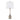 Cairo - Contemporary Table Lamp (Set of 2) - Nickel / White / Silver Trim