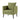 Barrel Chair, Modern Accent Chair, Fabric Armchair Club Chair, Upholstered Arm Chair With Solid Wood Legs, Waist Pillow, Padded Single Chair For Living Room / Bedroom / Study / Waiting Room - Olive Green