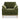 Pasadena - Wide Modern Farmhouse Accent Arm Chair - Olive Green