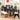 6 Piece Extendable Dining Table Set With 4 Wicker Back Upholstered Dining Chairs And Long Bench, 2 Removable Leaf