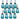 Luster Tear Drop Ornament, Glass Decorative Hanging Christmas Tree Ornaments For Holiday Party Decorations (Set of 12)
