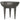 Otto - Cast Aluminum Side Table - Black