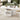 Cloud - Coffee Table (Set of 3), Irregular Shape Coffee Table With 2 Drawers, 2 Small Stools For Living Room - White
