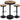 Dakota - 3 Piece Industrial Farmhouse Dining Set - Black
