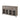 Transitional Farmhouse Glass Door Sideboard With 2 Drawers - Gray Wash