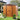 Metal Storage Shed Appealing Horizontal Siding In Woodgrain With Coffee Trim To Complement - Light Brown