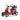 Electric Mobility Scooter With Big Size And High Power - Red