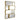 Mirror With en Metal Framed Decorative Rectangle Mirror For Bedroom Dressing Room, Hallway Or Living Spac - Gold