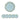 Plastic Charger Plate (Set of 6) - Blue / Gold