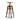 Spencer - Minimalist Oak Adjustable Bar Counter Stool - Walnut Brown Oak