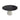Modern Artificial Stone Round Plywood Base Dining Table, Can Accommodate 8 People, (Not Including Chairs) - Black / Beige
