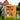 Wooden Shed Natural For Backyard Garden Big Spire Tool Storage - Natural